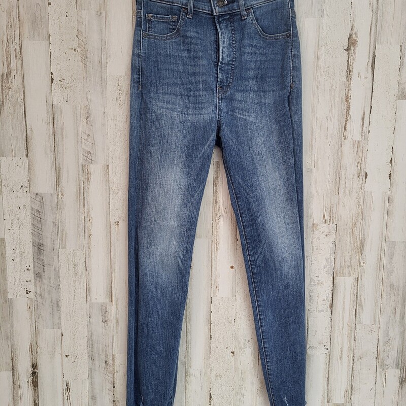 Sz0R Frayed Denim Jegging