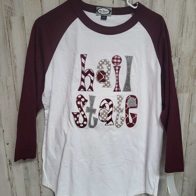 S Hail State Raglan Tee