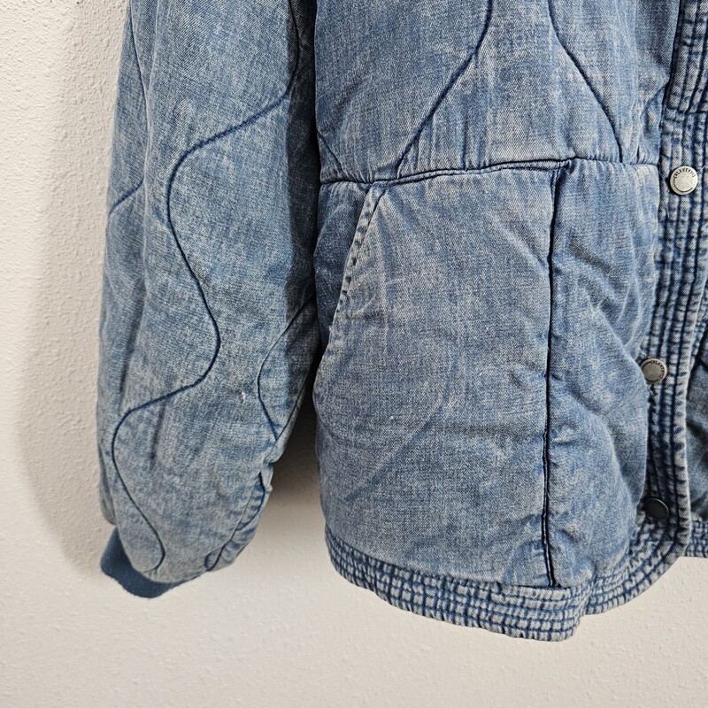 Blank NYC Quilted, Denim, Size: Large