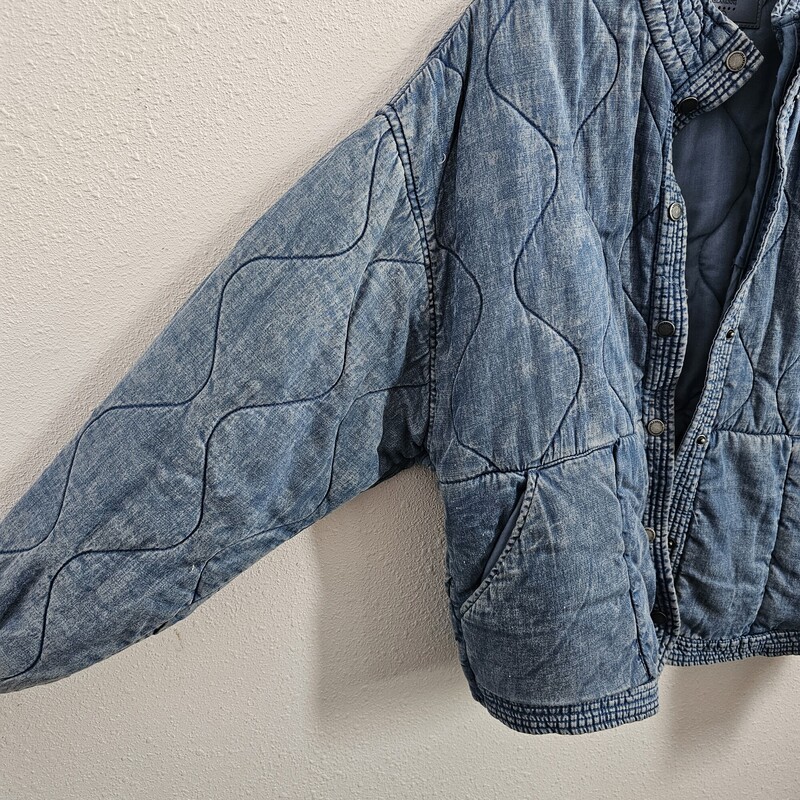 Blank NYC Quilted, Denim, Size: Large