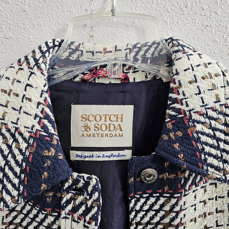 Scotch & Soda Anthro, Navywhte, Size: Small