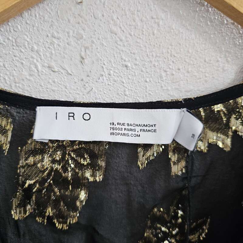 IRO, Blkgold, Size: 38/S/NWT