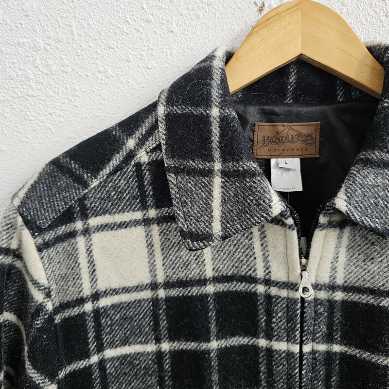 Pendleton, Blkwhte, Size: Large