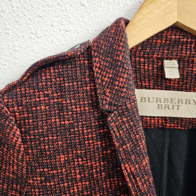 Burberry Brit, Redblk, Size: 6