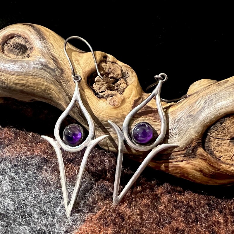 Amethyst earrings