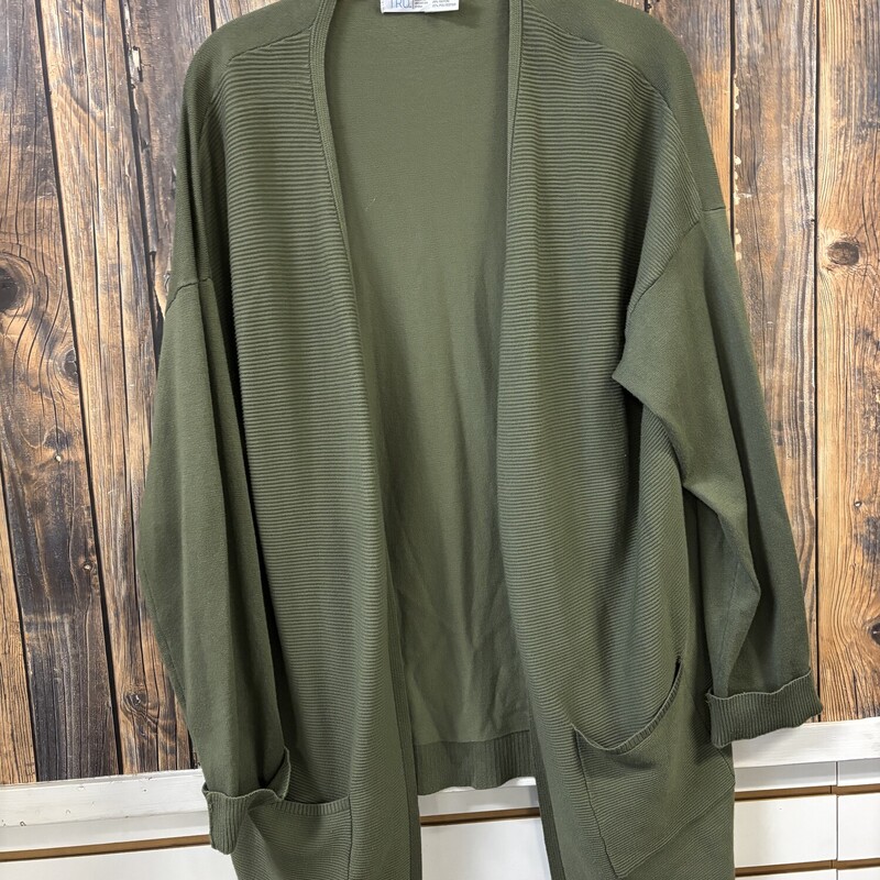 Olive Green Cardigan