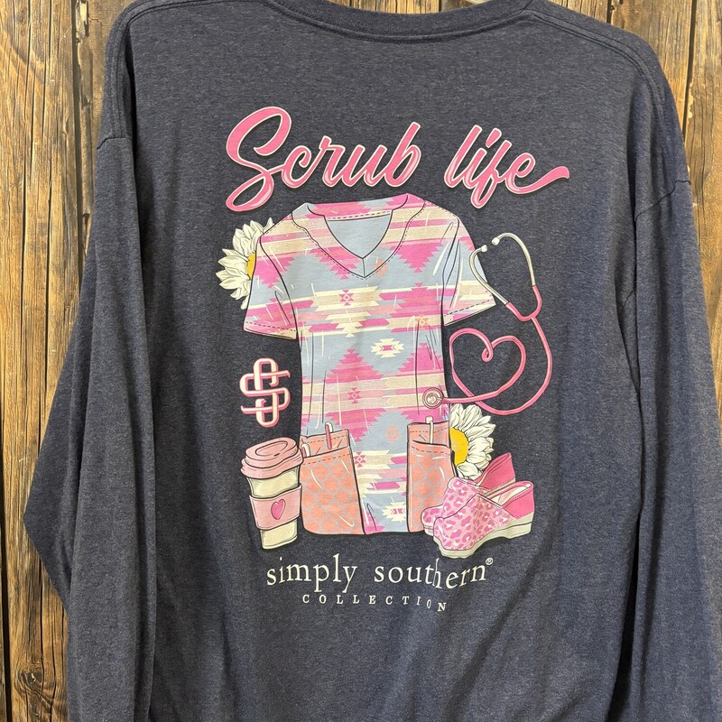 SS Scrub Life Shirt, Size: XL