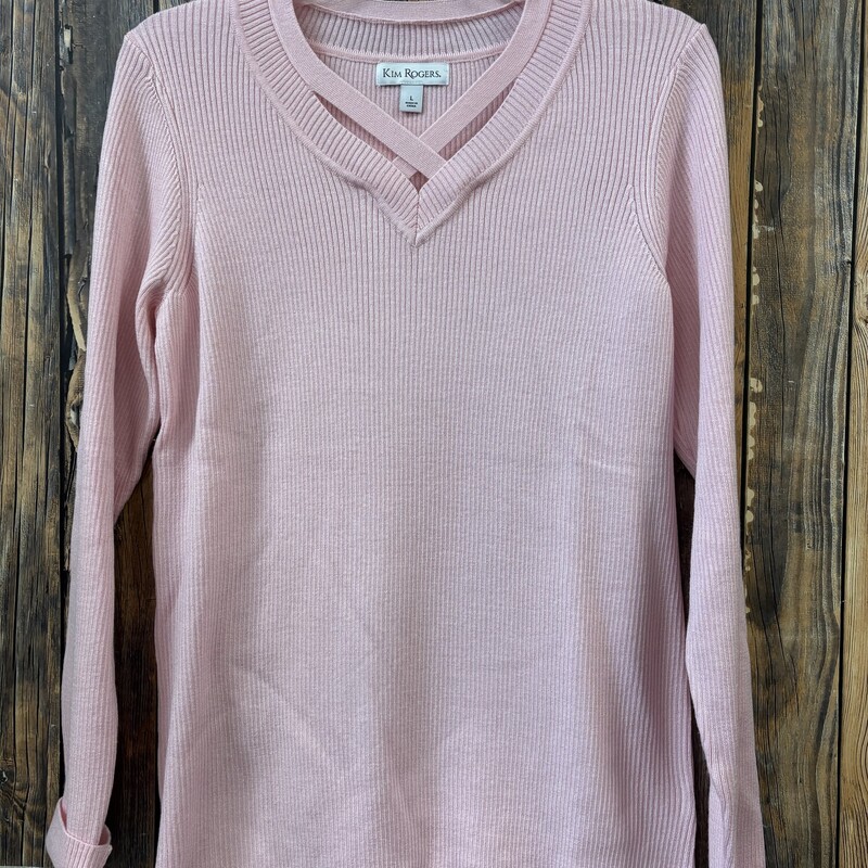 Pink Crossfront Sweater