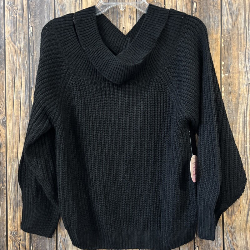 NWT Black Crossback Sweat