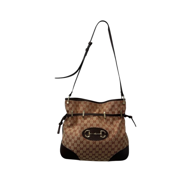 Gucci 1955 Horsebit Brown/Red Messanger bag<br />
<br />
Style Code: 602089 520981<br />
<br />
Dimensions: 13L x14H<br />
<br />
Excellent Condition.<br />
<br />
Does not come with original dust bag or box.