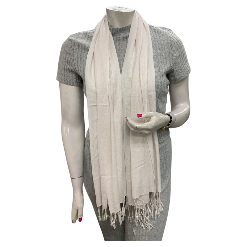 Scarf, Beige, Size: None