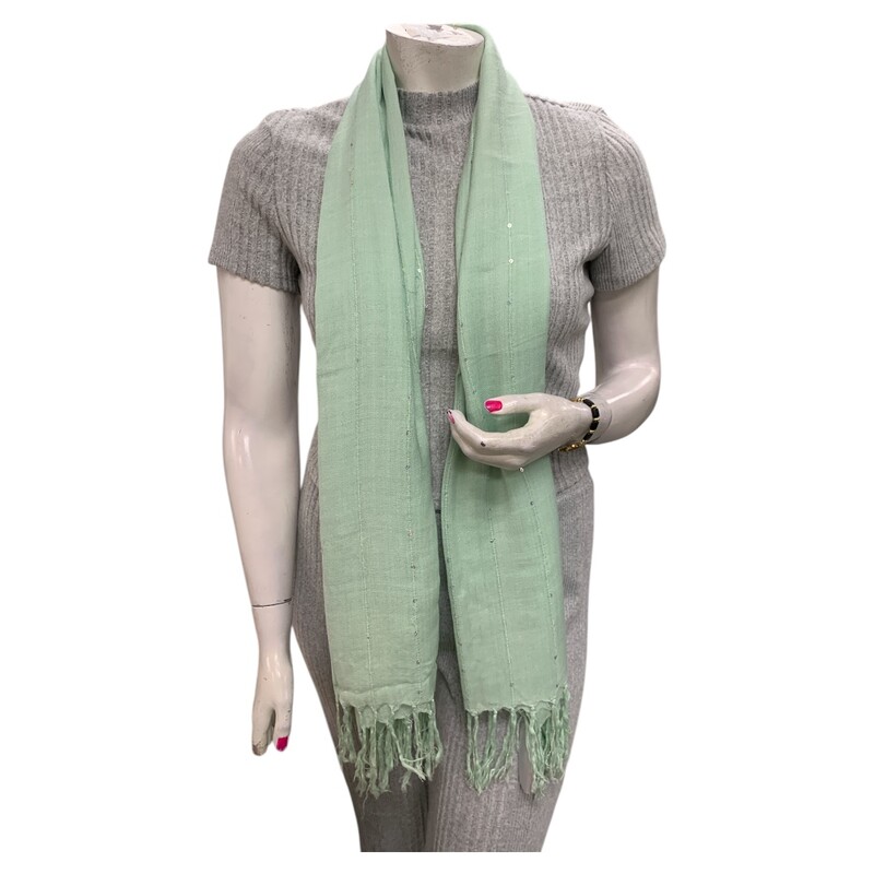 Scarf, Green, Size: None