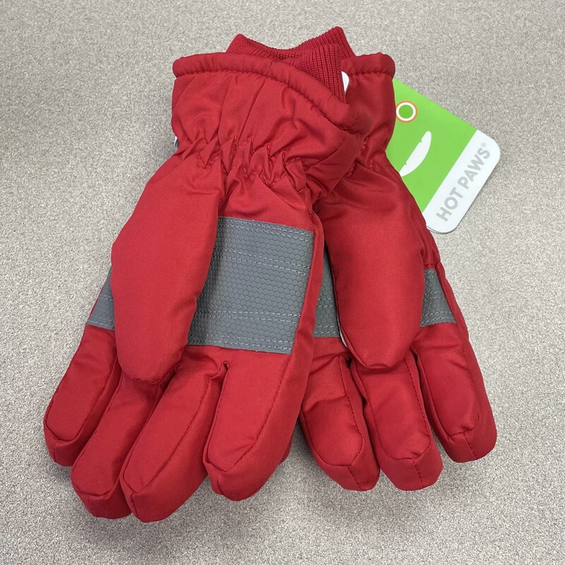 Hot Paws Gloves, Red, Size: 4-6Y<br />
New!