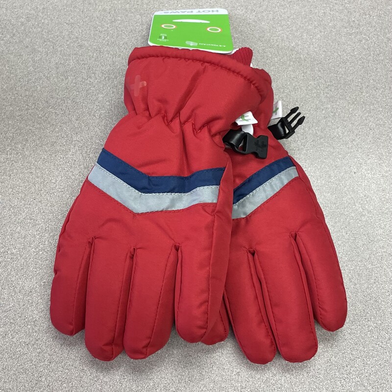 Hot Paws Gloves, Red, Size: 4-6Y
New!