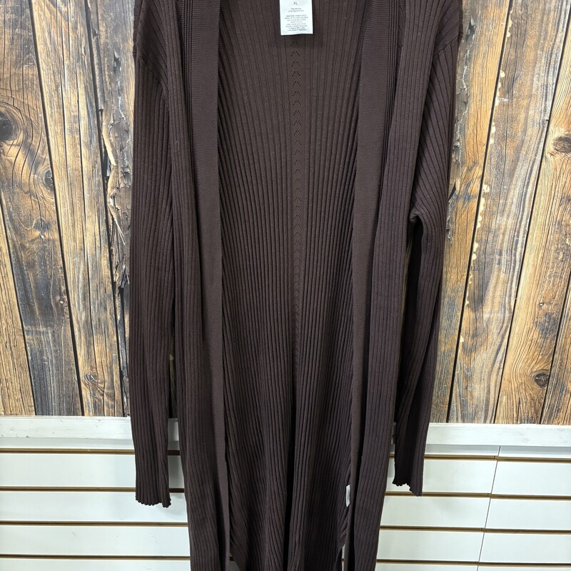 Long Brown Cardigan