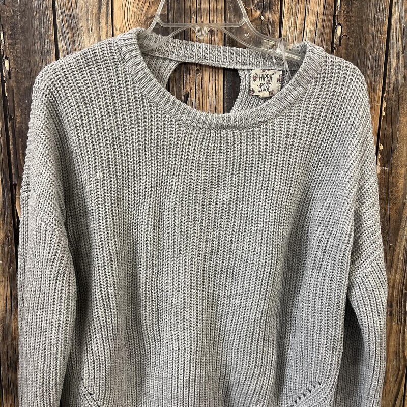 Light Gray Sweater, Size: L