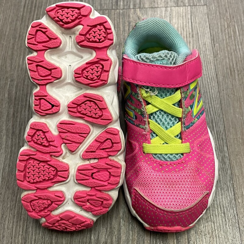 New Balance Running Shoes, Pink, Size: 6T