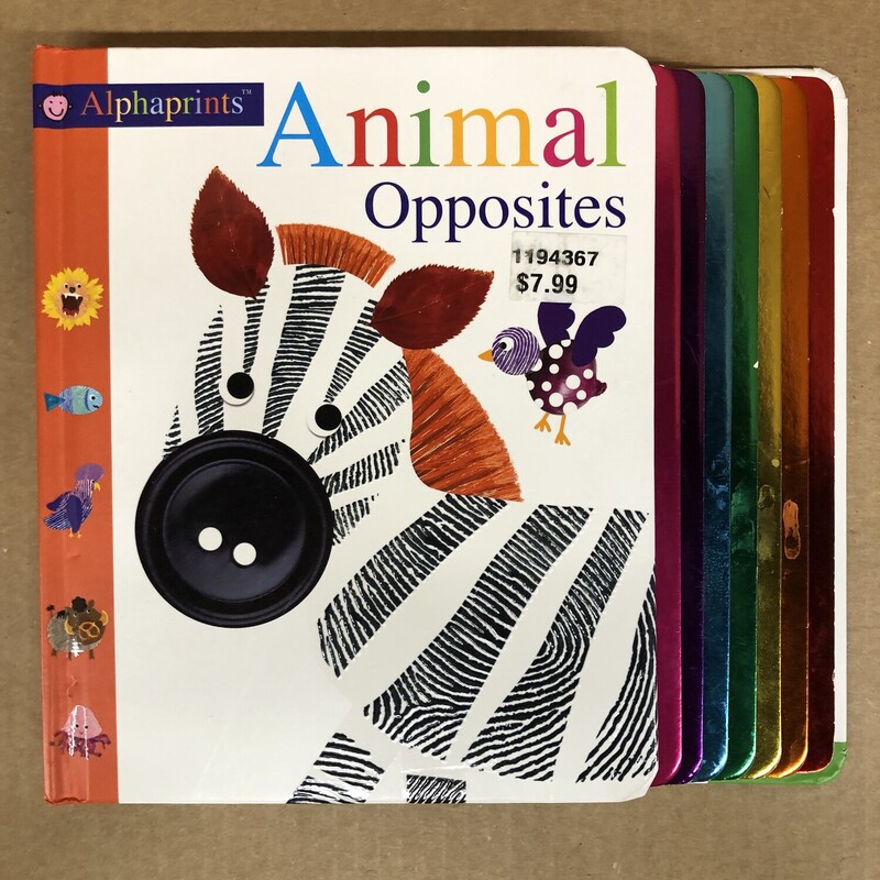 Animal Opposites, Size: Board, Item: Book