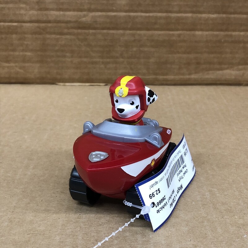 Paw Patrol, Size: Vehicle, Item: Marshall