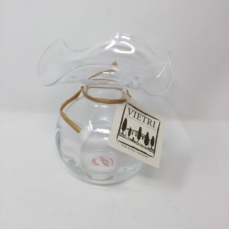 Vietri Hibiscus Bud Vase,
Clear,
Size: 5 X 5.5 In