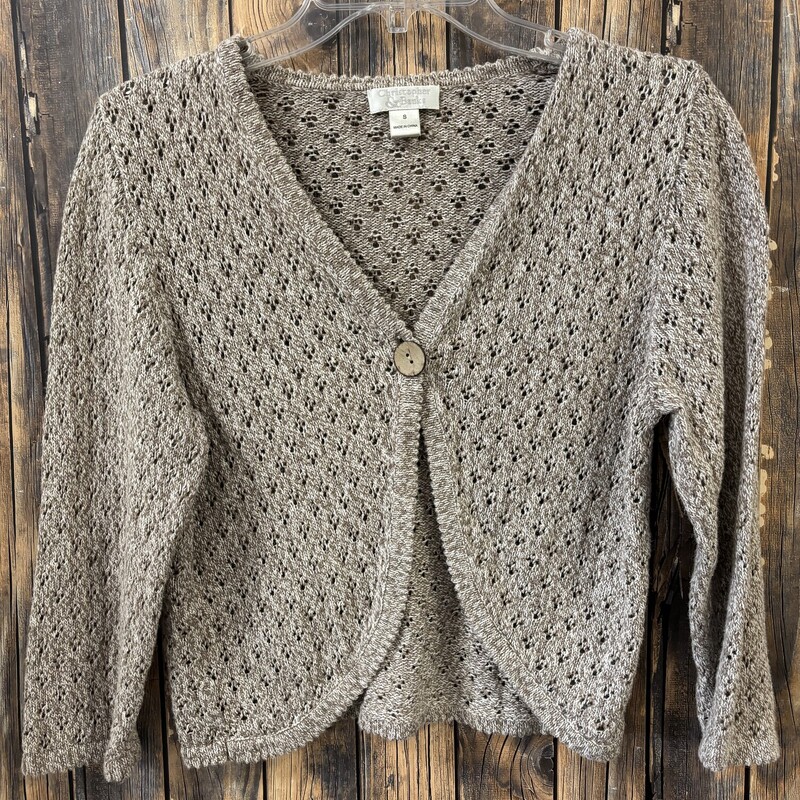 Tan Button Cardigan