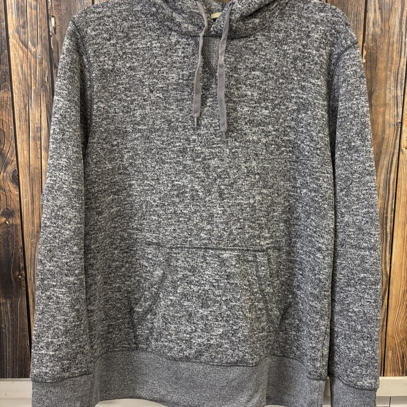 Gray Speckle Hoodie, Size: XL