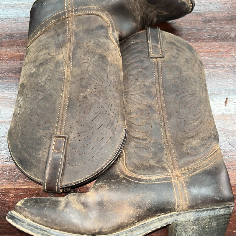 A7.5 Brown Western Boots, Brown, Size: Shoes A7.5