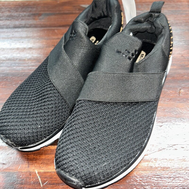 A7 Black Slip On Mesh Sne, Black, Size: Shoes A7