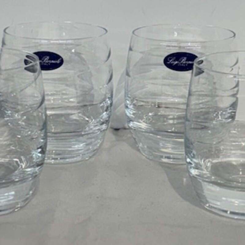 Set of 4 Luigi Bormioli DOF Glasses
Clear, Size: 4x4H