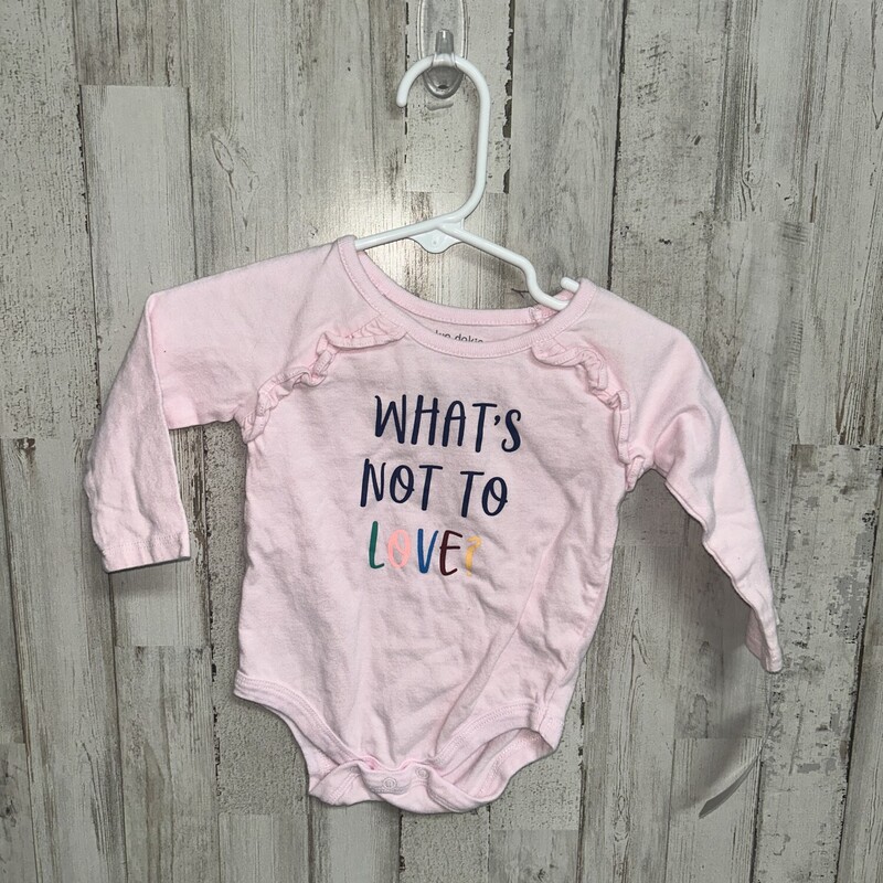 3M Not To Love Onesie, Pink, Size: Girl NB-3m