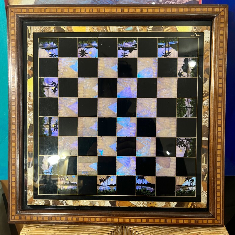 Chess Board Butterfly Win