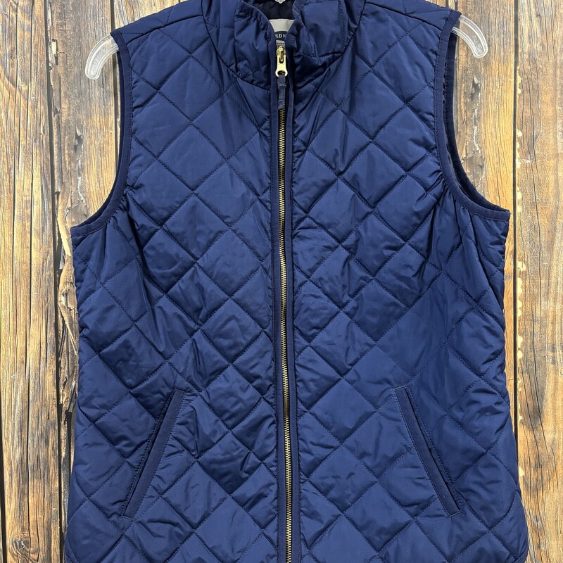 Blue Puffer Vest, Size: M