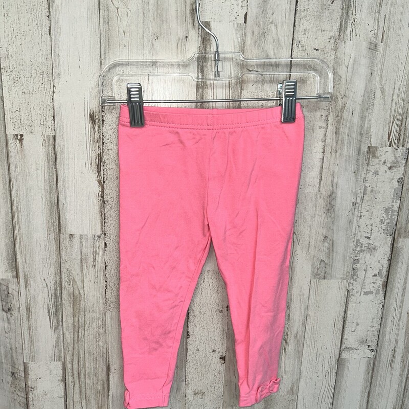 24M Pink Cotton Leggings, Pink, Size: Girl 18-24