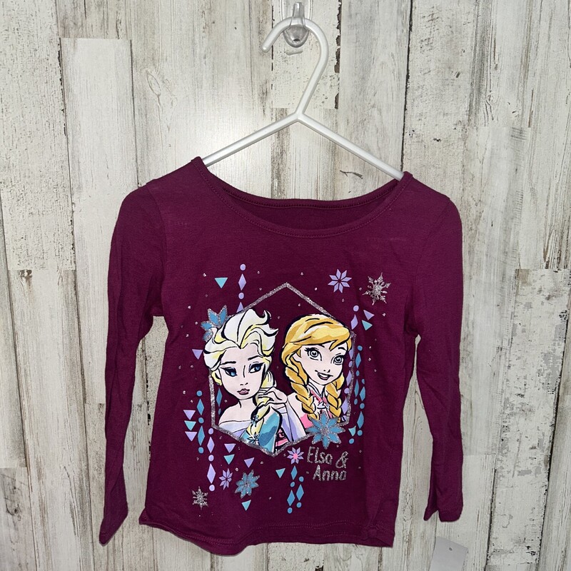 2T Purple Frozen Tee, Purple, Size: Girl 2T