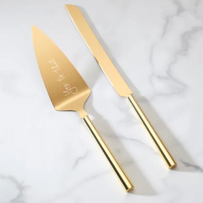 2 Kate Spade Charmed Life Cake Serve Utensils
Gold
Size: 2 x 21H
Yes to That