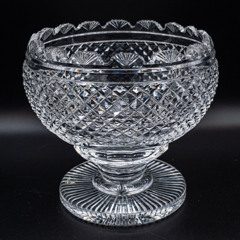 Waterford Master Cutter Rose Footed Bowl
Clear Size: 5.5 x 5.5H