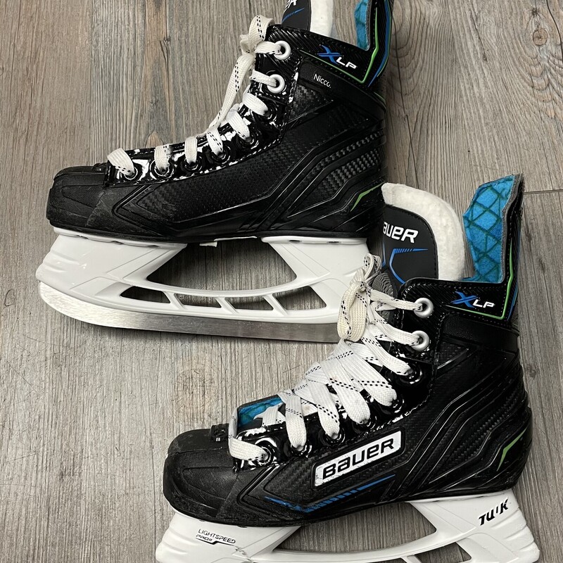 Bauer XLP Hockey Skates, Black, Size: 2Y