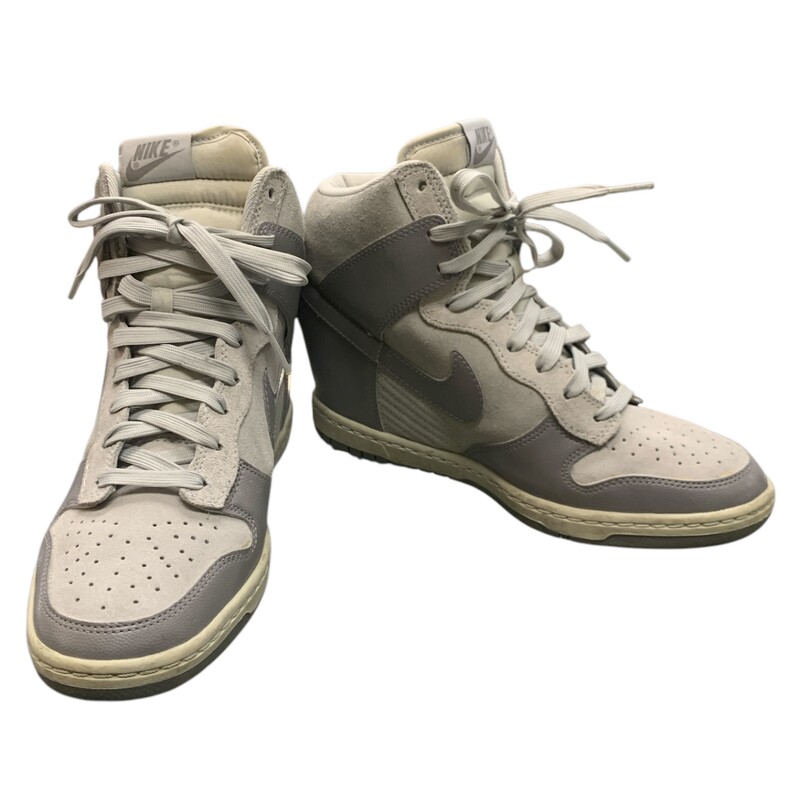 Nike High-top, Grey, Size: 9