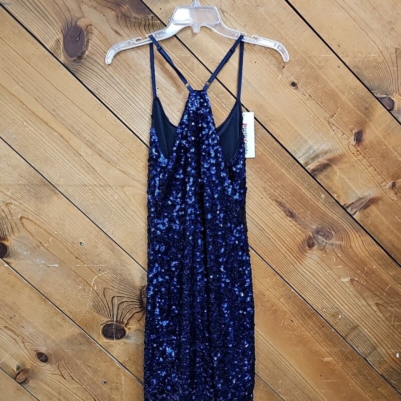 NEW PRETTY GUIDE DRESS, BLUE, Size: LARGE