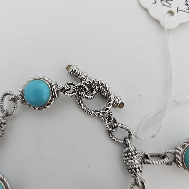 Judith Ripka Turquoise, Sterling, Size: Cabochon