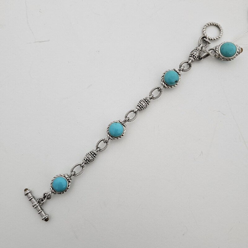 Judith Ripka Turquoise, Sterling, Size: Cabochon