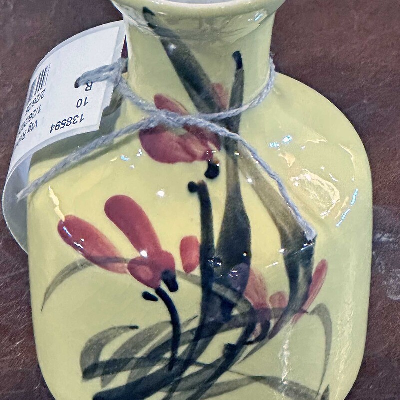 Vtg Rubens HPainted Vase