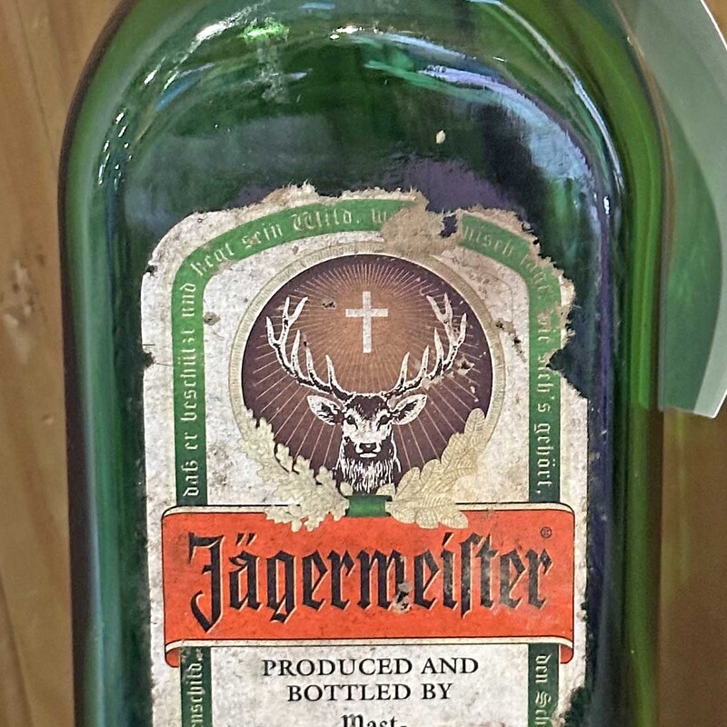 Grn Jagermeister Bottle