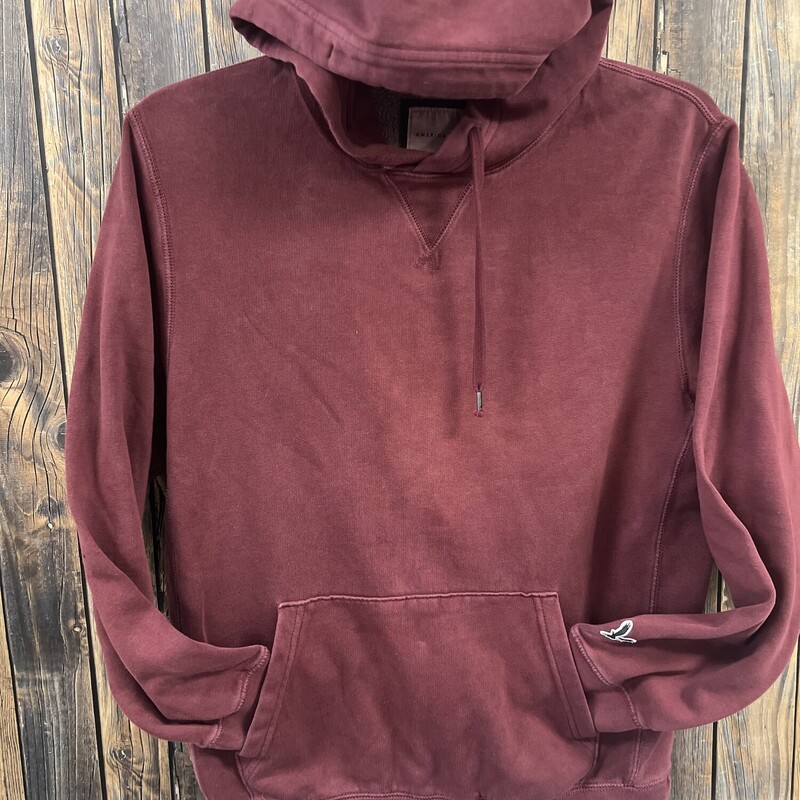 Maroon AE Hoodie, Size: M