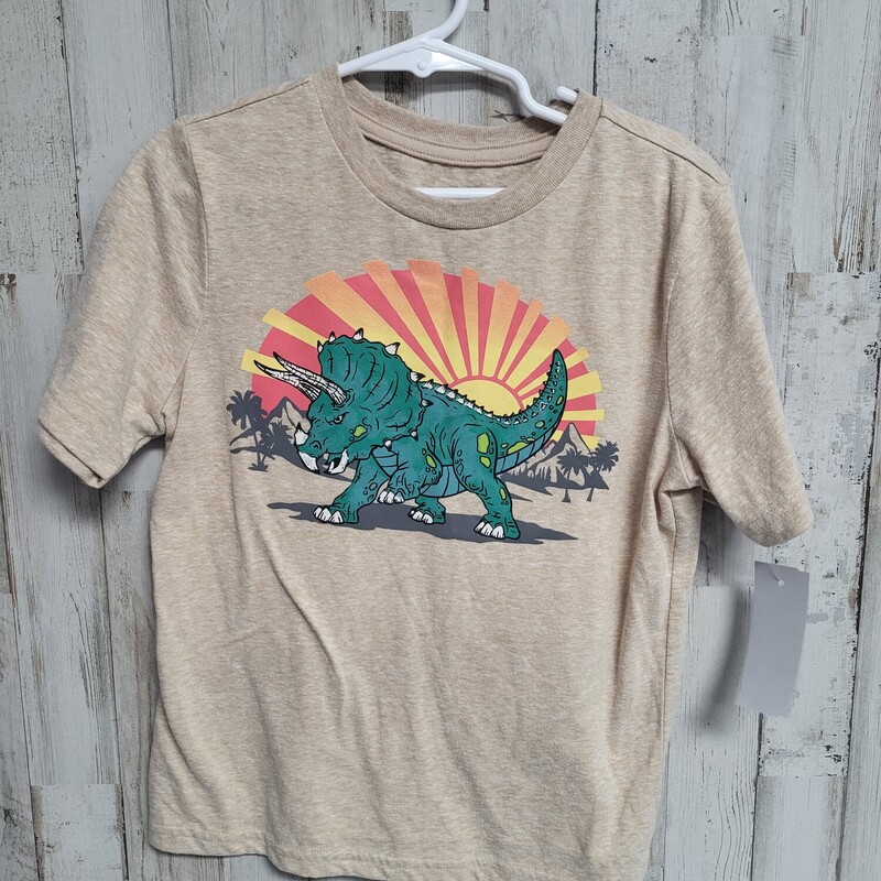 6 Tan Dino Tee