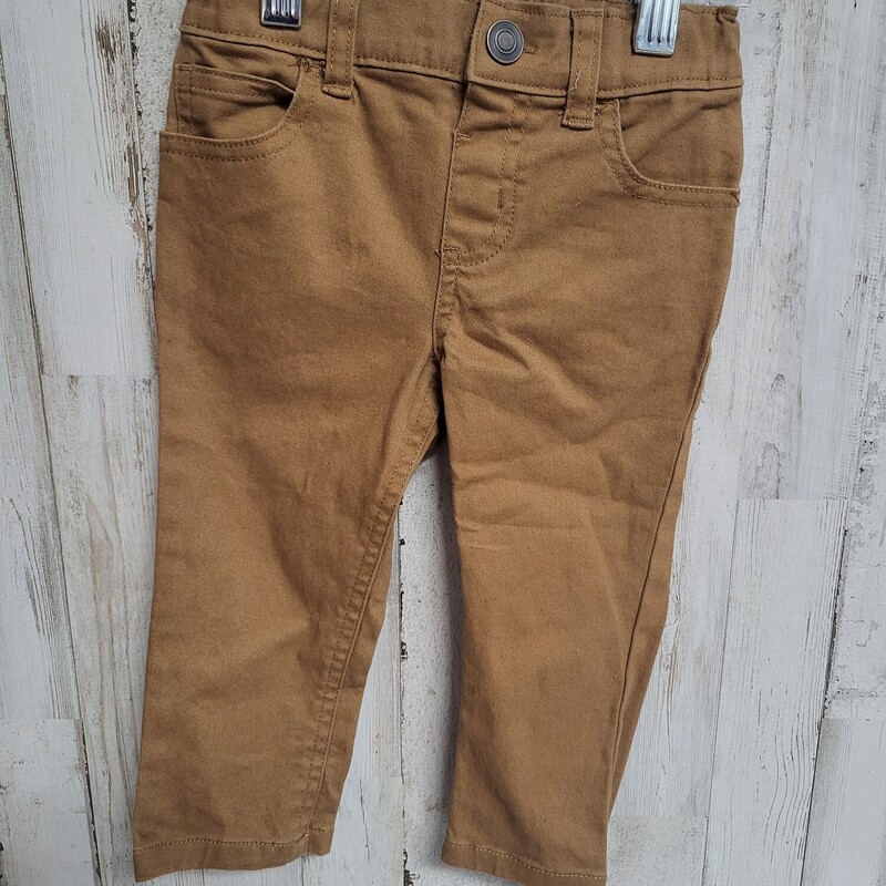 18M Tan Button Pants