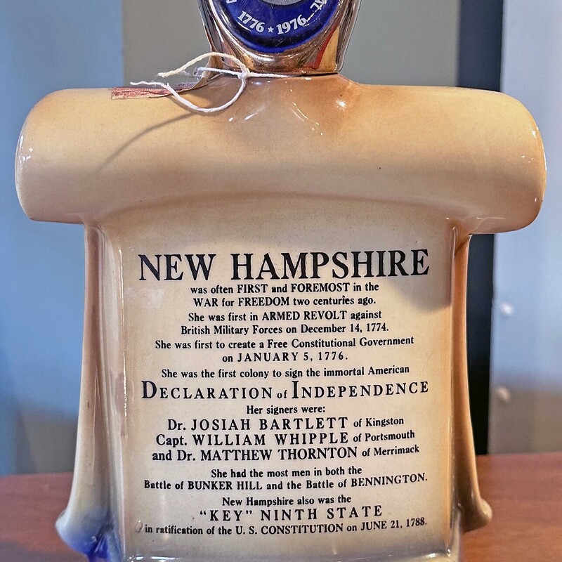 1976 Congress Liquor Decanter<br />
<br />
6 x 12 Inches