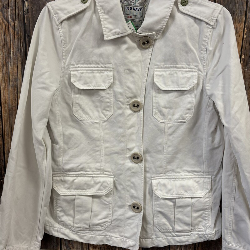 White Old Navy Jacket, Size: M