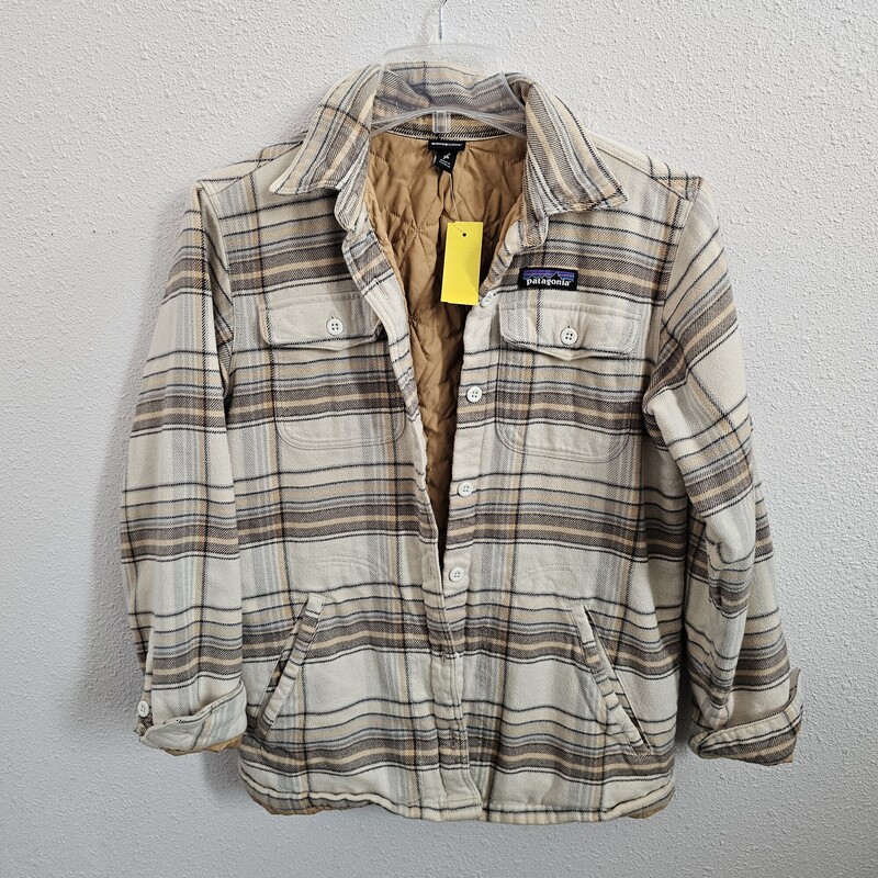 Patagonia Plaid, CrmTan, Size: XS