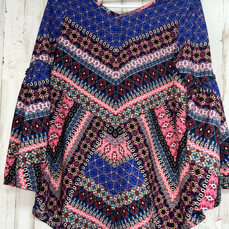 14/16 Blue Printed Top